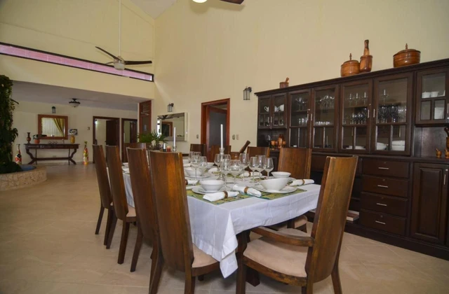 Villa Las Canas Casa de Campo Dinning Room